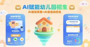 AI赋能幼儿园招生,AI自动获客+AI全自动招生-副业资源站
