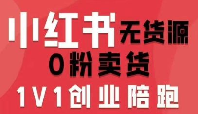 小红书无货源0粉电商课，开店准备、选品策略、笔记撰写、视频剪辑、数据分析、账号打造、资料文档-副业资源站