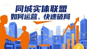 同城实体联盟如何运营，快速破局-副业资源站