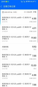 闲鱼PDD砍一刀,一部手机就可以操作,单号日入3张-副业资源站