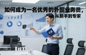 如何成为一名优秀的外贸业务员,从新手到专家-副业资源站