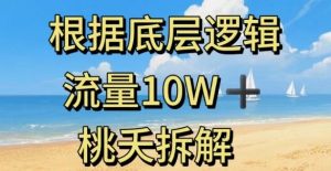 据底层逻辑，流量10W+，以安全知识科普为例-副业资源站