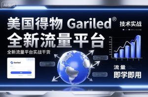 美国得物Gariled技术实战，全新流量平台​实战干货，即学即用-副业资源站