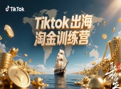 Tiktok出海淘金训练营，跨境电商TK实战变现-副业资源站