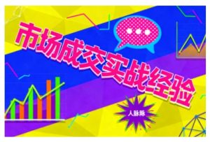 市场成交实战经验，从认知觉醒到实操落地，快速掌握市场开拓与成交核心能力-副业资源站
