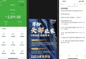 外面收费980全新男粉变现项目，竞争小，利润高，多种方式变现，独家技术-副业资源站
