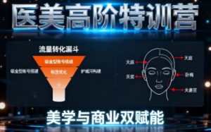 0-1000W医美高阶特训营课程，美学与商业双赋能-副业资源站