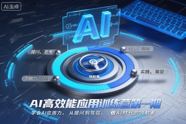 AI高效能应用训练营第一期，学会AI应用力，从提问到驾驭，做AI时代的领航者-副业资源站