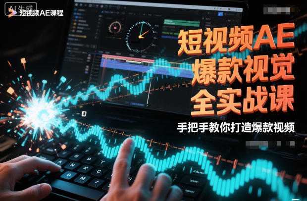 短视频AE爆款视觉全实战课，手把手教你打造爆款视频-副业资源站