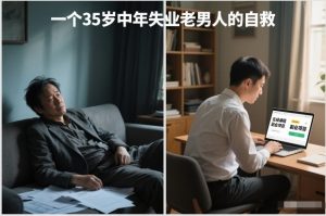 付费文章:一个35岁中年失业老男人的自救-副业资源站