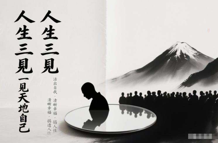 人生三见一见天地见众生见自己，活出自我拥有清晰幸福人生，搞透人性-副业资源站