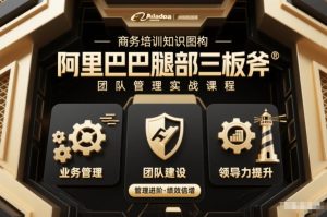 团队管理必学课程系列，阿里巴巴“腿部三板斧”-副业资源站