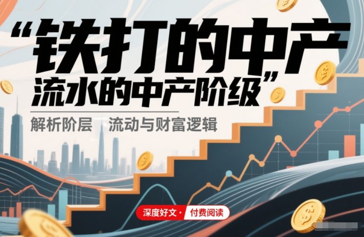 付费文章：铁打的中产，流水的中产阶级-副业资源站