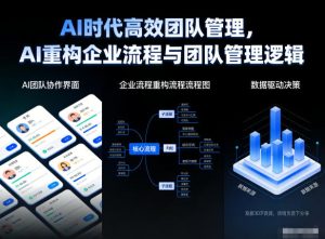 AI时代高效团队管理，AI重构企业流程与团队管理逻辑-副业资源站