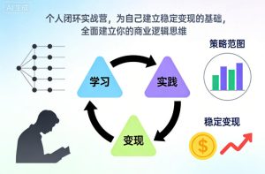 个人闭环实战营，为自己建立稳定变现的基础，全面建立你的商业逻辑思维-副业资源站
