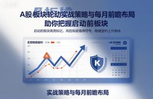 A股板块轮动实战策略与每月前瞻布局，助你把握启动前板块，规避风险，实现稳健盈利-副业资源站