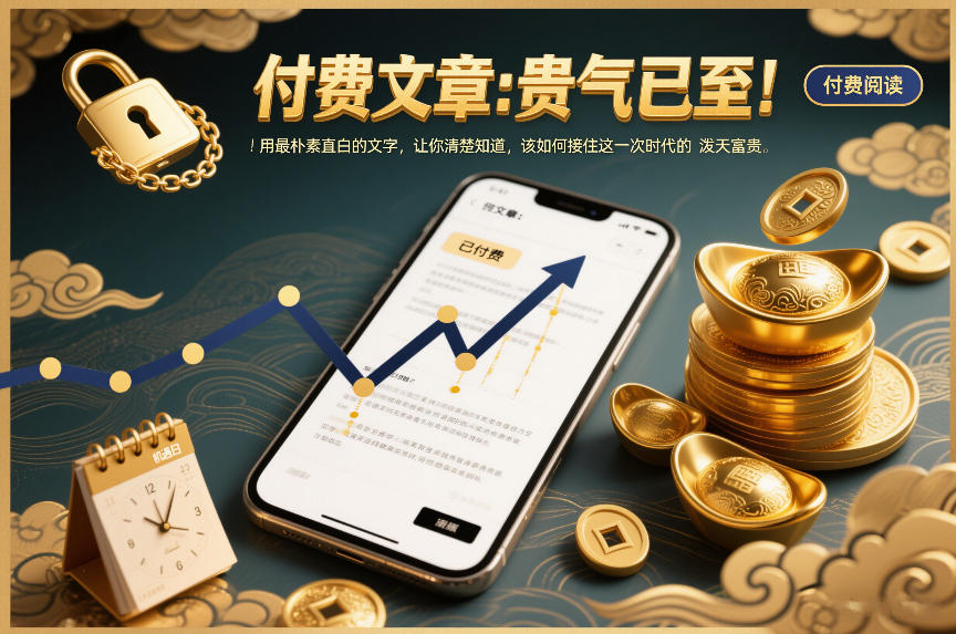 付费文章：贵气已至！用最朴素直白的文字，让你清楚知道，该如何接住这一次时代的泼天富贵-副业资源站