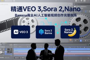 精通VEO 3，Sora 2，Nano Banana商业AI人工智能视频创作完整指南-副业资源站
