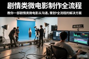 剧情类微电影制作全流程，教你一部剧情类微电影从沟通，策划到拍摄制作全流程的解决方案-副业资源站