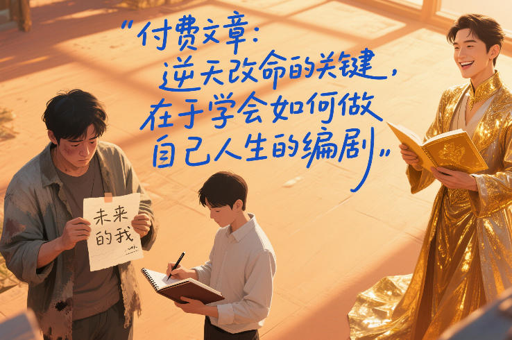 付费文章：逆天改命的关键，在于学会如何做自己人生的编剧-副业资源站