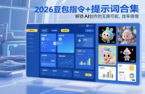 2026豆包指令+提示词合集，解锁AI创作的无限可能，效率倍增-副业资源站