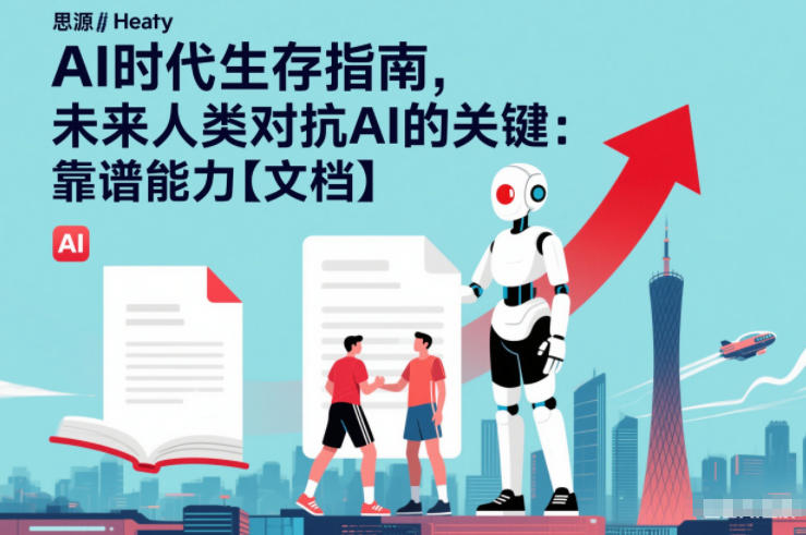 AI时代生存指南，未来人类对抗AI的关键：靠谱能力【文档】-副业资源站