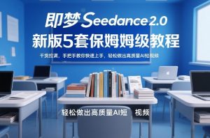 即梦Seedance2.0新版5套保姆级教程，干货拉满，手把手教你快速上手，轻松做出高质量AI短视频-副业资源站
