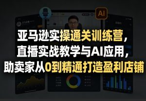 亚马逊实操通关训练营，直播实战教学与AI应用，助卖家从0到精通打造盈利店铺（更新3月23日）-副业资源站
