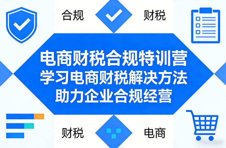 电商财税合规特训营，学习电商财税解决方法，助力企业合规经营-副业资源站