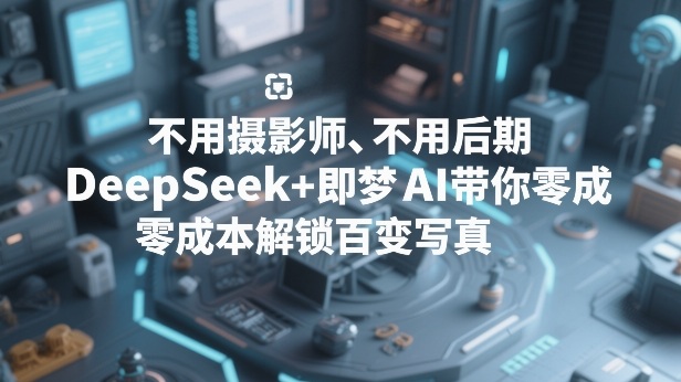 不用摄影师、不用后期，DeepSeek+即梦AI带你零成本解锁百变写真！-副业资源站