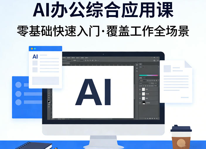 AI办公综合应用课，零基础快速入门，覆盖了工作中各种应用场景-副业资源站