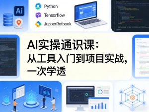 AI实操通识课，从工具入门到项目实战，一次学透-副业资源站