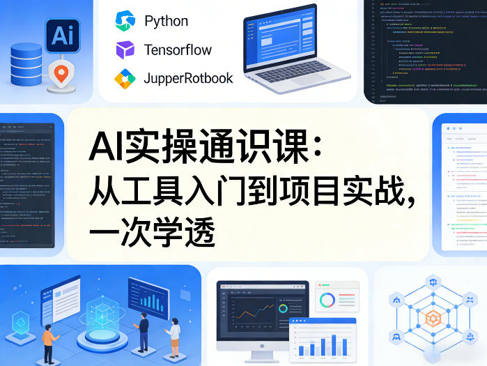 AI实操通识课，从工具入门到项目实战，一次学透-副业资源站