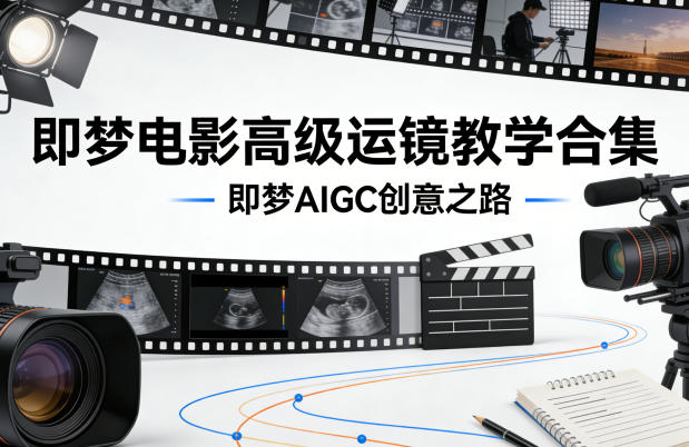 即梦电影高级运镜教学合集，即梦AIGC创意之路-副业资源站