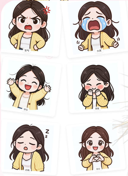 一张照片秒变多种表情包，三步就能拥有专属表情包库，零门槛玩转社交新玩法【文档】-副业资源站