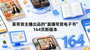 某带货主播出品的《直播带货电子书》164页新版本-副业资源站