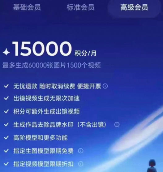 撸即梦积分技术，499充值得15000积分技术，效果自测，不保证百分百-副业资源站