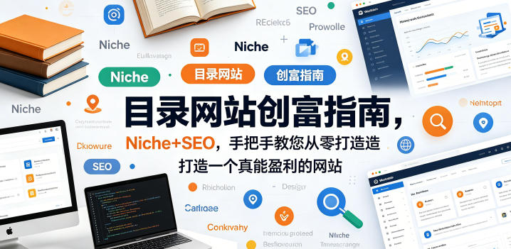 目录网站创富指南，Niche+SEO，手把手教您从零打造打造一个真能盈利的网站【原创双语字幕】-副业资源站