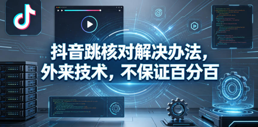 抖音跳核对解决办法，外来技术，不保证百分百-副业资源站