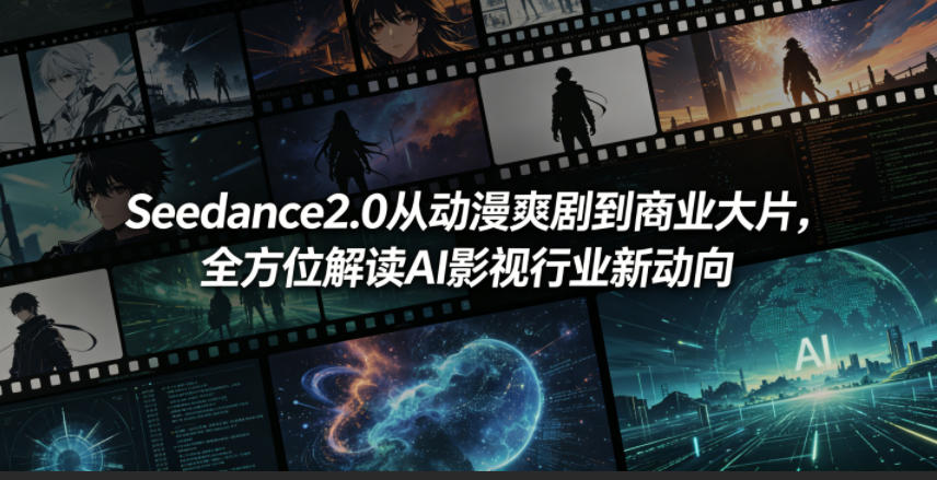Seedance2.0从动漫爽剧到商业大片，全方位解读AI影视行业新动向-副业资源站