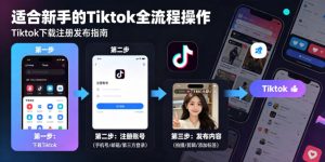 Tiktok下载注册发布,适合新手的Tiktok全流程操作-副业资源站