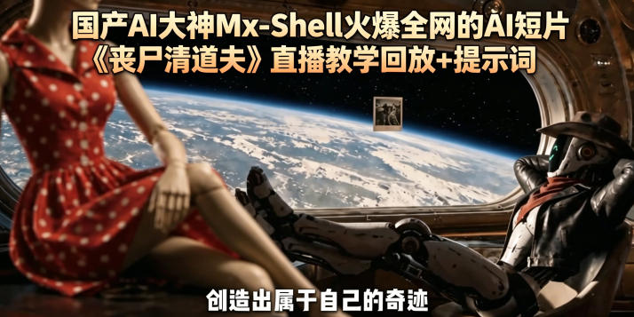 国产AI大神Mx-Shell火爆全网的AI短片《丧尸清道夫》直播教学回放+提示词-副业资源站