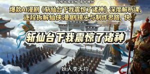 爆款AI漫剧《斩仙台下我震惊了诸神》深度解析课，逐段拆解仙侠漫剧镜头与制作思路，快速复刻爆款创作模式-副业资源站