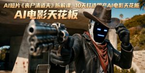 AI短片《丧尸清道夫》拆解课，10天打造国产AI电影天花板-副业资源站