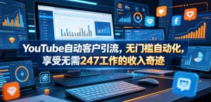 YouTube自动客户引流，无门槛自动化，享受无需247工作的收入奇迹！【原创双语字幕】-副业资源站