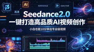 Seedance2.0一键打造高品质AI视频创作，小白也能10分钟出专业级视频-副业资源站