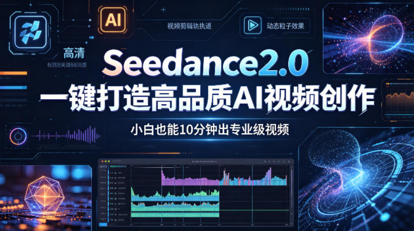 Seedance2.0一键打造高品质AI视频创作，小白也能10分钟出专业级视频-副业资源站
