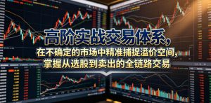 高阶实战交易体系,在不确定的市场中精准捕捉溢价空间,掌握从选股到卖出的全链路交易心法(更新6月)-副业资源站