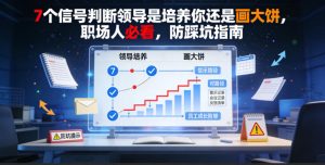付费文章：7个信号判断领导是培养你还是画大饼，职场人必看，防踩坑指南-副业资源站