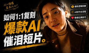 豆包+Gemini生成真人AI短剧-拆解复刻百万爆款第一人称短片，一站式讲透爆款复刻全流程-副业资源站